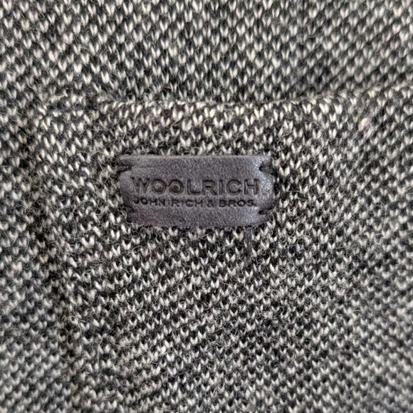 Woolrich John Rich & Bros Women's S Grey Wool Two Button Blazer 3/4 Sleeve - Picture 7 of 10